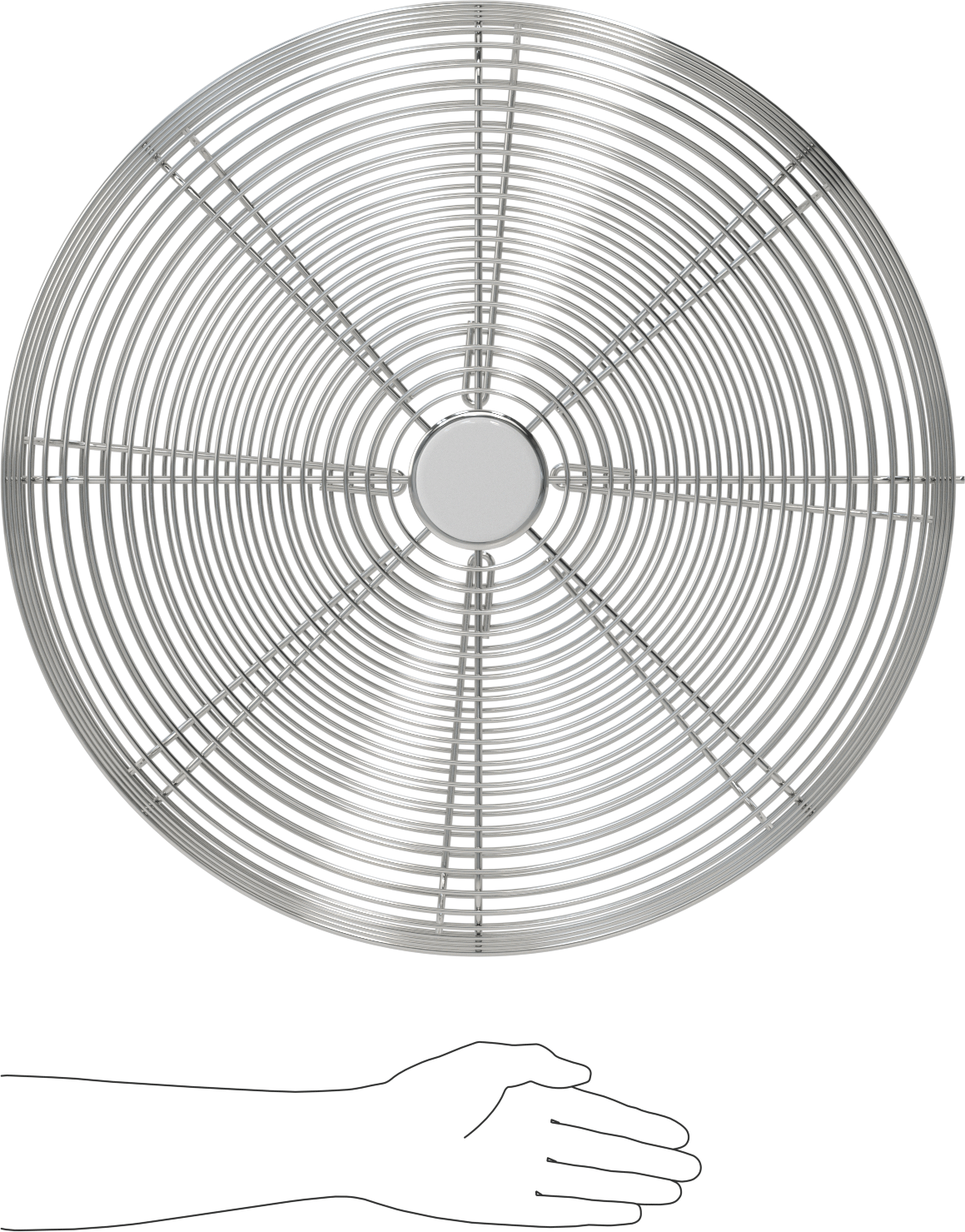 Fan Koruyucu, 18“ ve 20” Bıçak Çapı için