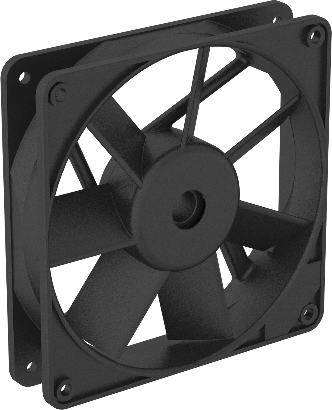 Düşük Gerilim Ekipman Soğutma Fanı, 12V DC, Tel Uçları, 4,69 inç Kare x 0,98 inç Toplam Derinlik, 99 CFM