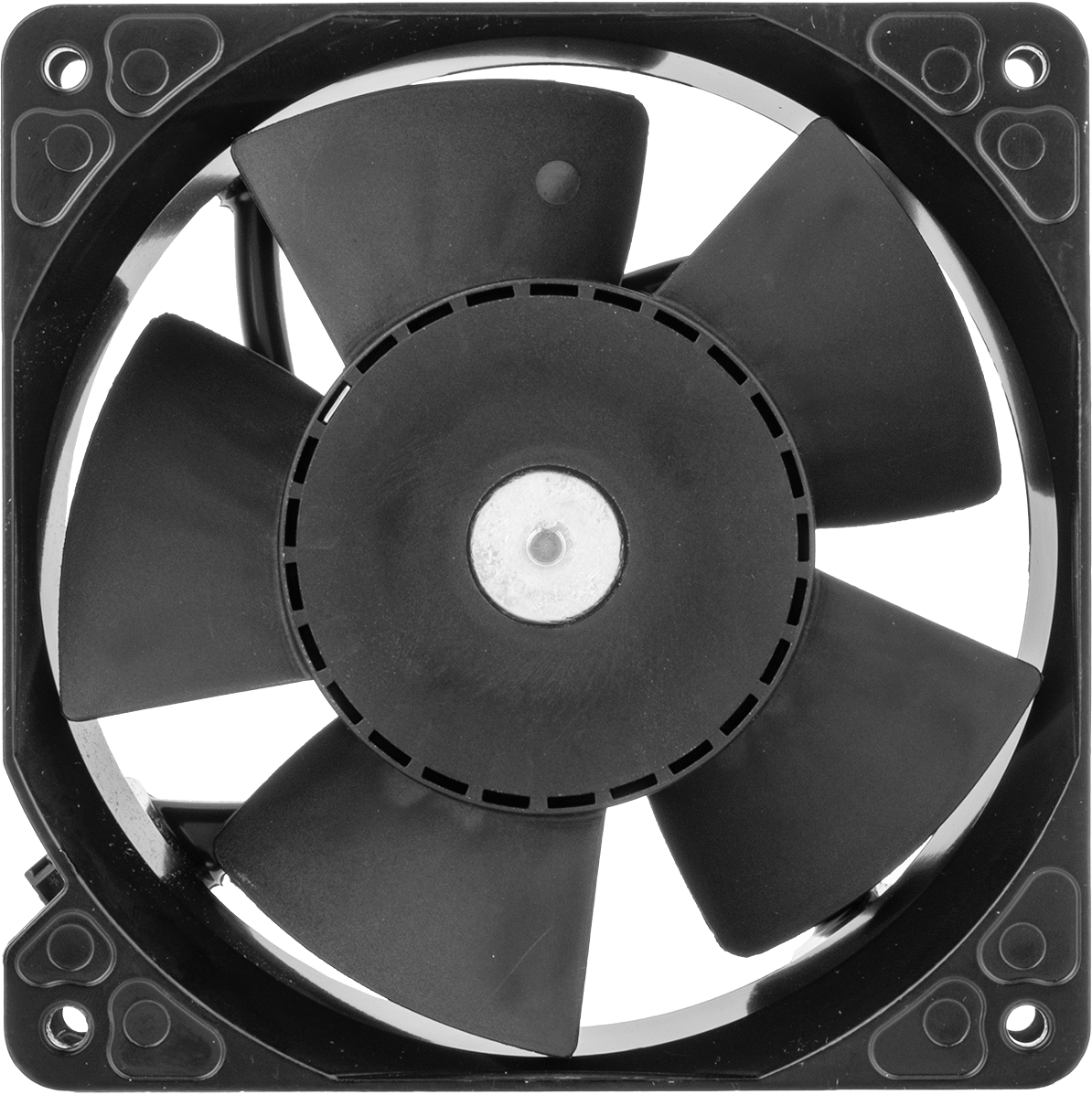 Düşük Gerilim Ekipman Soğutma Fanı, 12 V DC, Kablolu, 4,69 inç Kare x 1,5 inç Derinlik Toplam, 205 CFM