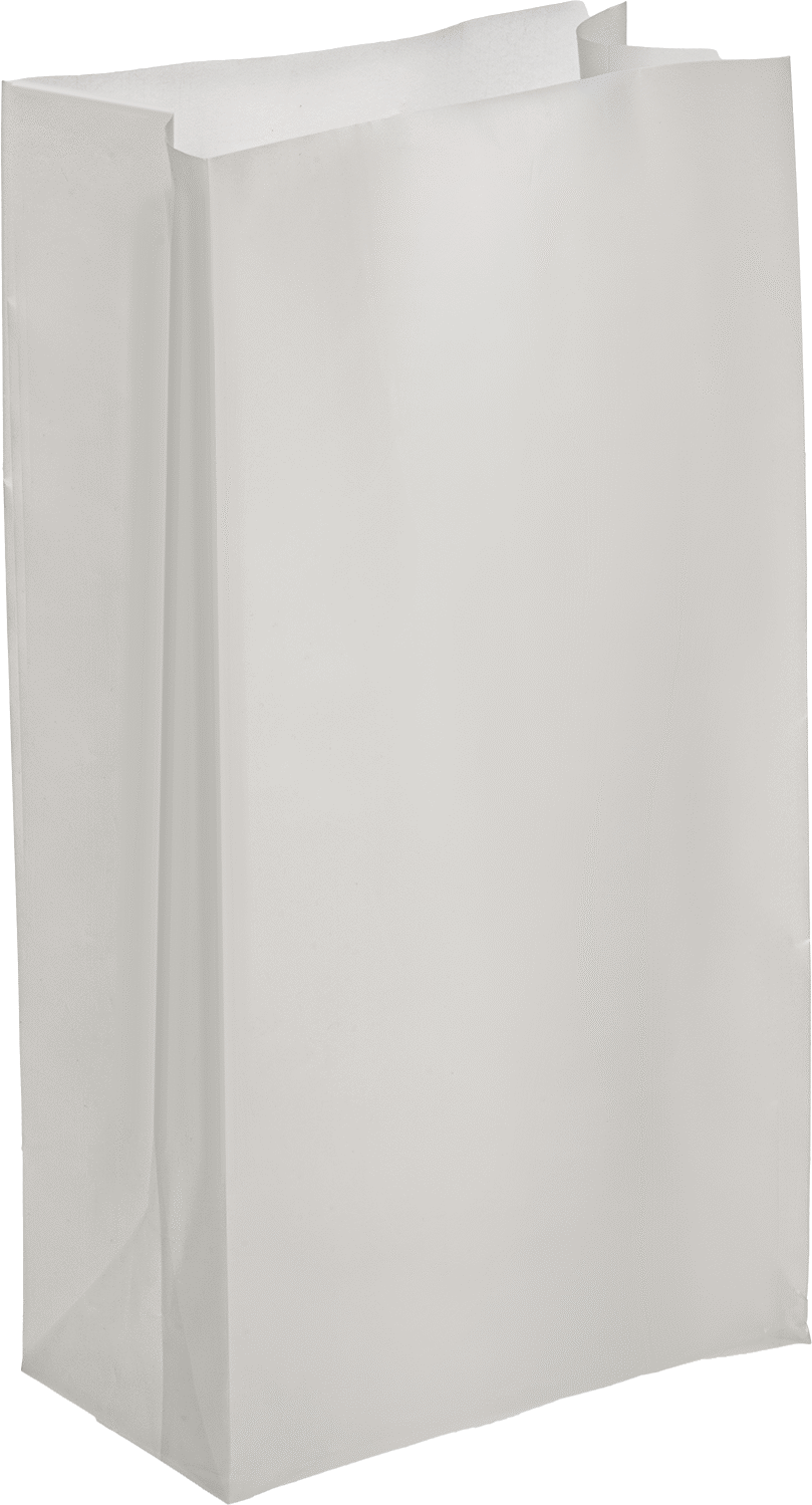 Düz Tabanlı Plastik Torbalar, 7“ Genişlik x 14” Yükseklik x 4" Derinlik