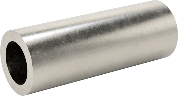 Standart Cidarlı Dişsiz Kaynaklı Boru, 304/304L Paslanmaz Çelik, 1/4 Boru Boyutu, 1-1/2" Uzunluk