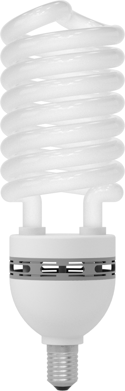 Vidalı Orta Boy Tabanlı Ampul, Spiral, 500 W Eşdeğer Akkor, 6500K, 6400 Lumens