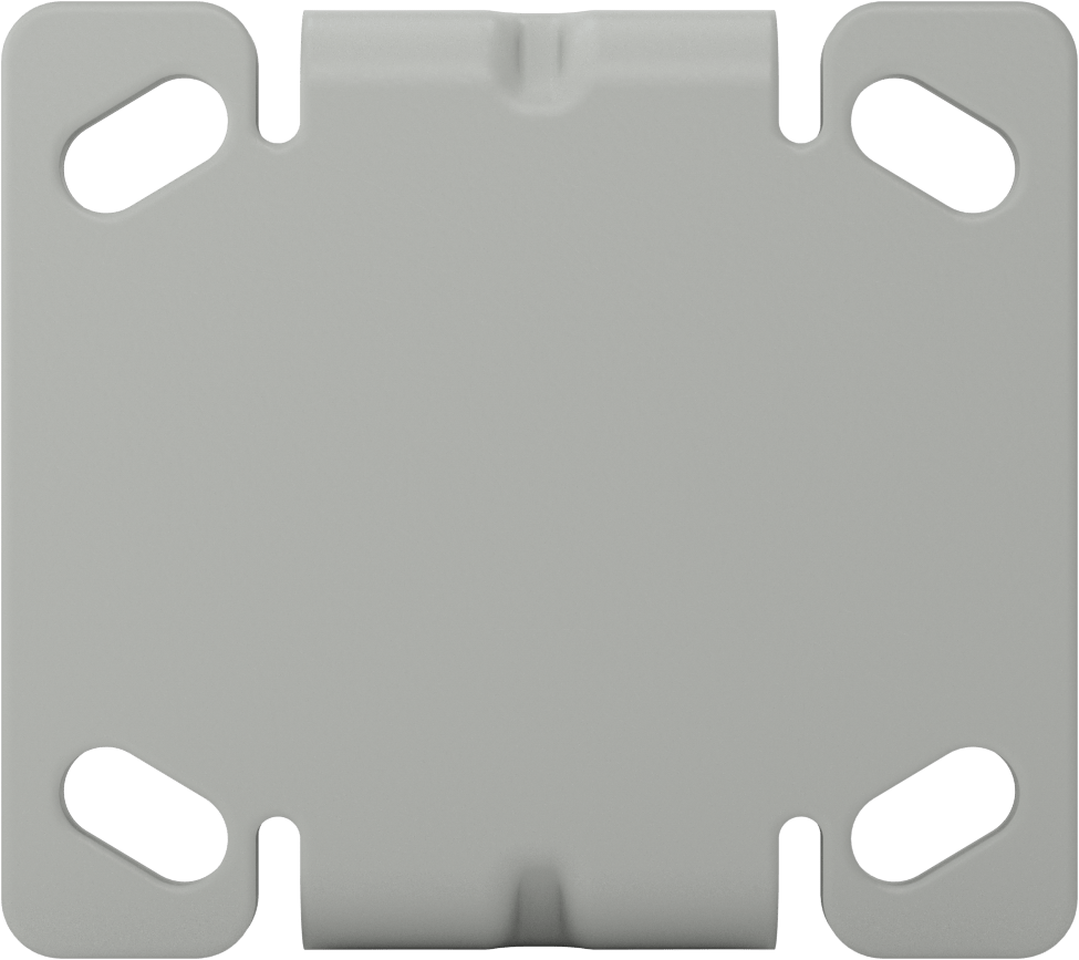 Ekonomik Mauler Tekerlek, 4-1/2 inç x 4 inç montaj plakası ile, Rigid, 5" Çaplı Kauçuk Tekerlek
