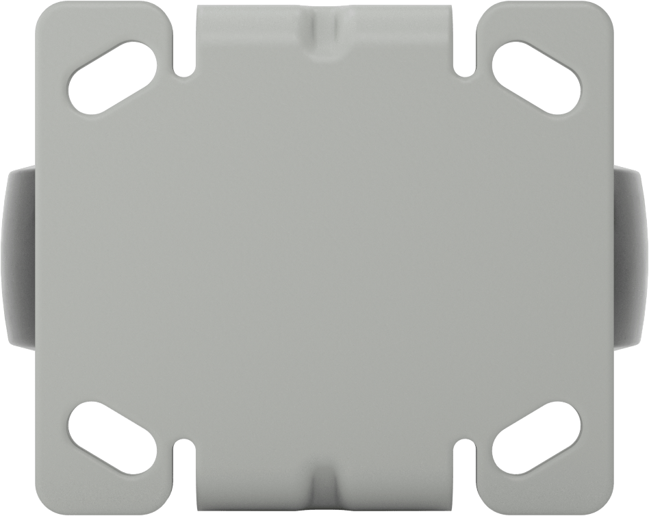 Ekonomik Mauler Tekerlek, 4-1/2 inç x 4 inç montaj plakası ile, Rigid, 6 inç Çapında Kauçuk Tekerlek