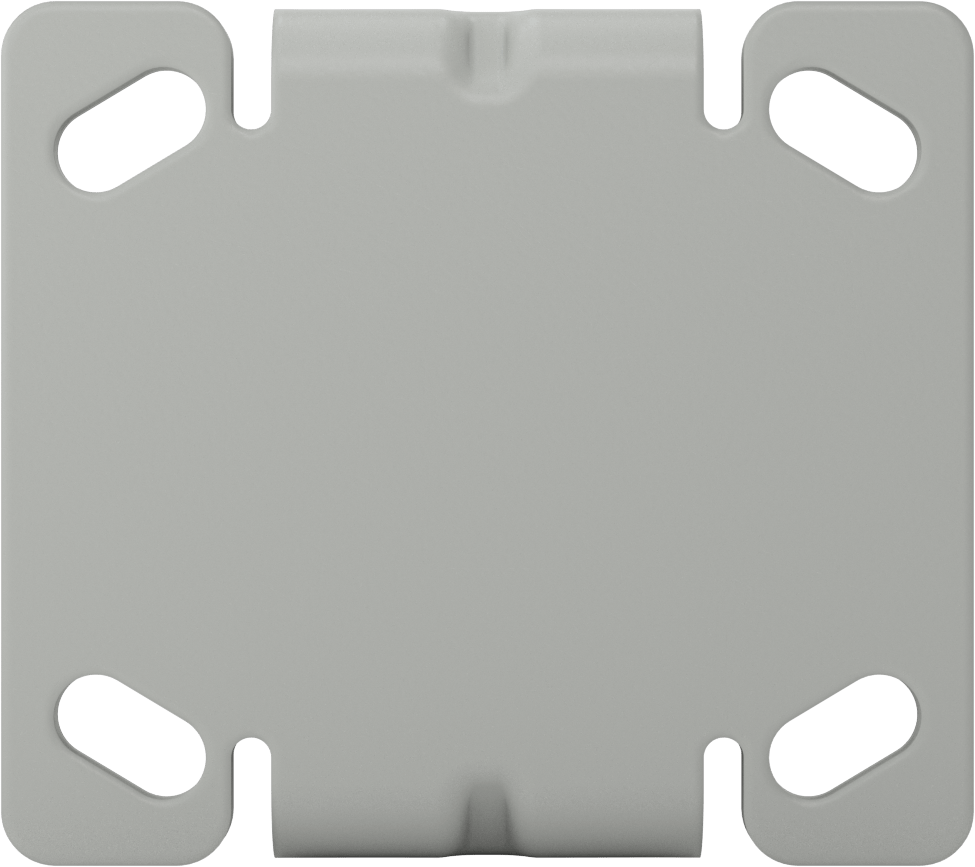 Ekonomik Mauler Tekerlek, 4-1/2 inç x 4 inç montaj plakası ile, Rigid, 5" Çaplı Polipropilen Tekerlek