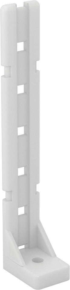 Standoff Kablo Bağı Montajı, 1-1/8“ Uzunluk x 3/4” Genişlik x 4-5/8" Yükseklik
