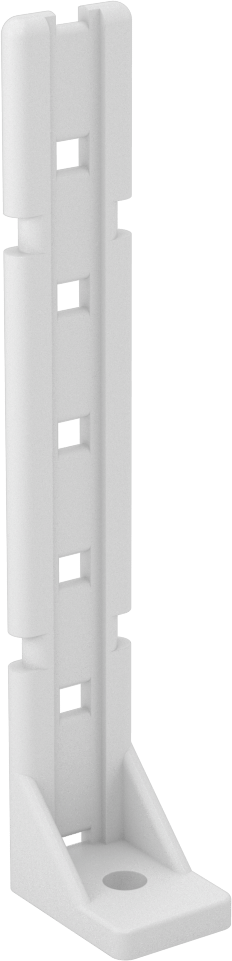 Standoff Kablo Bağı Montajı, 1-1/8“ Uzunluk x 3/4” Genişlik x 4-5/8" Toplam Yükseklik