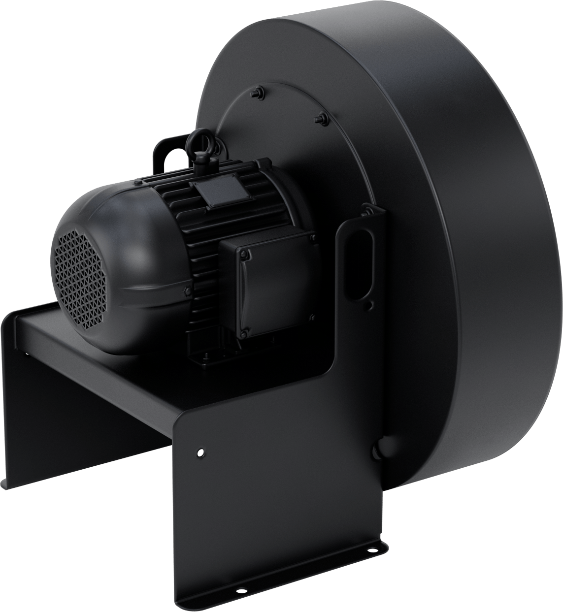 Yüksek Çıkışlı Üfleyici, Dikdörtgen Priz, Açık Damlamaya Dayanıklı Motor, 230/460V AC 5 hp