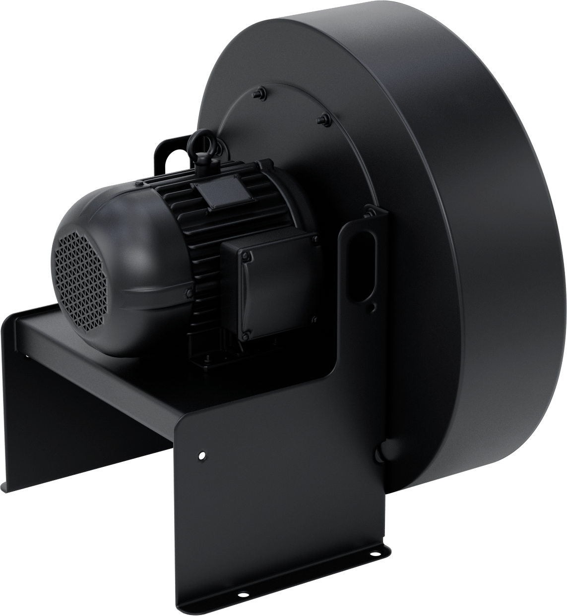 Yüksek Çıkışlı Üfleyici, Dikdörtgen Priz, Kapalı Motor, 230/460V AC, 5 hp