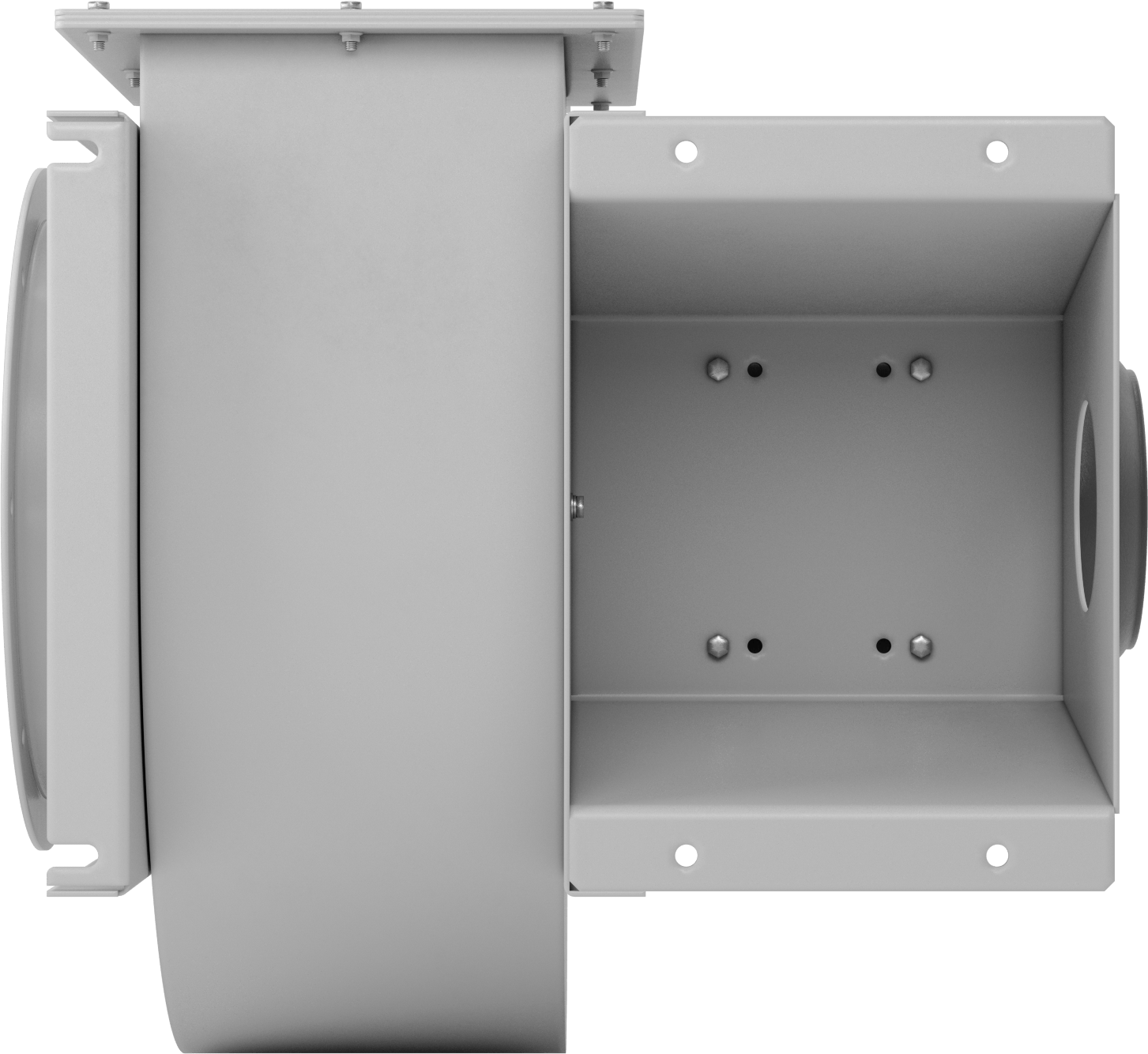 Yüksek Çıkışlı Üfleyici, Dikdörtgen Priz, Kapalı, 230/460V AC, 10 hp