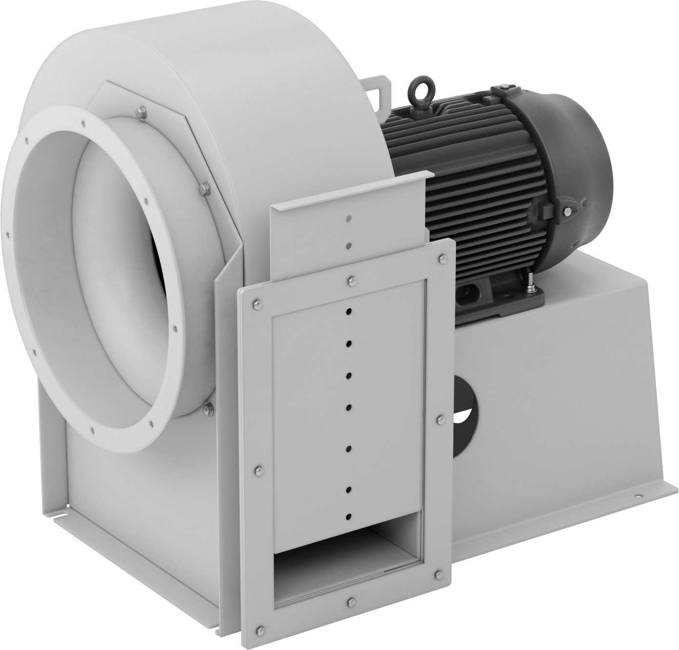 Yüksek Çıkışlı Üfleyici, Dikdörtgen Priz, Kapalı, 230/460V AC, 15 hp