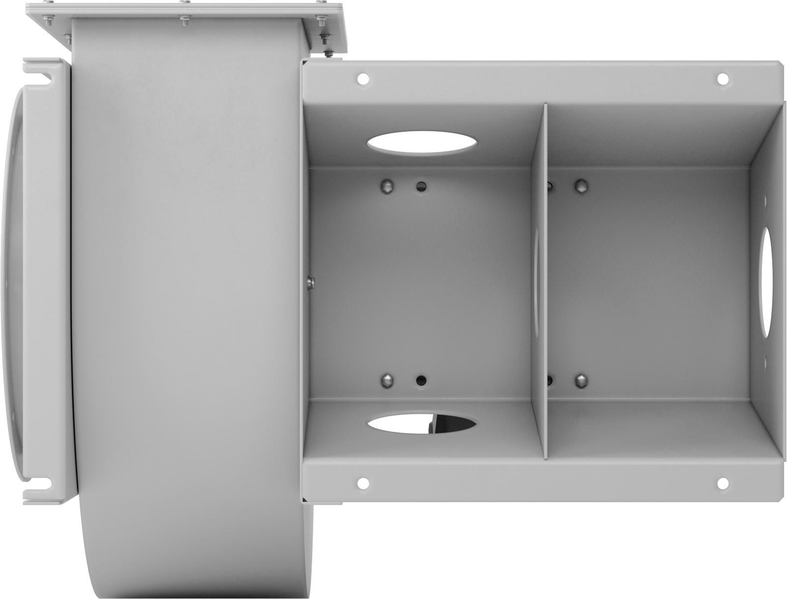Yüksek Çıkışlı Üfleyici, Dikdörtgen Priz, Kapalı, 230/460V AC, 15 hp