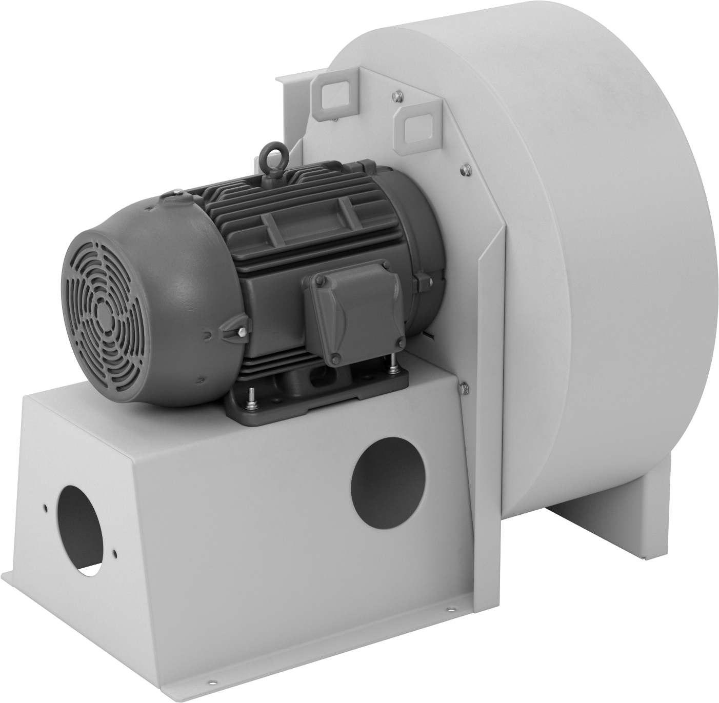 Yüksek Çıkışlı Üfleyici, Dikdörtgen Priz, Kapalı, 230/460V AC, 15 hp