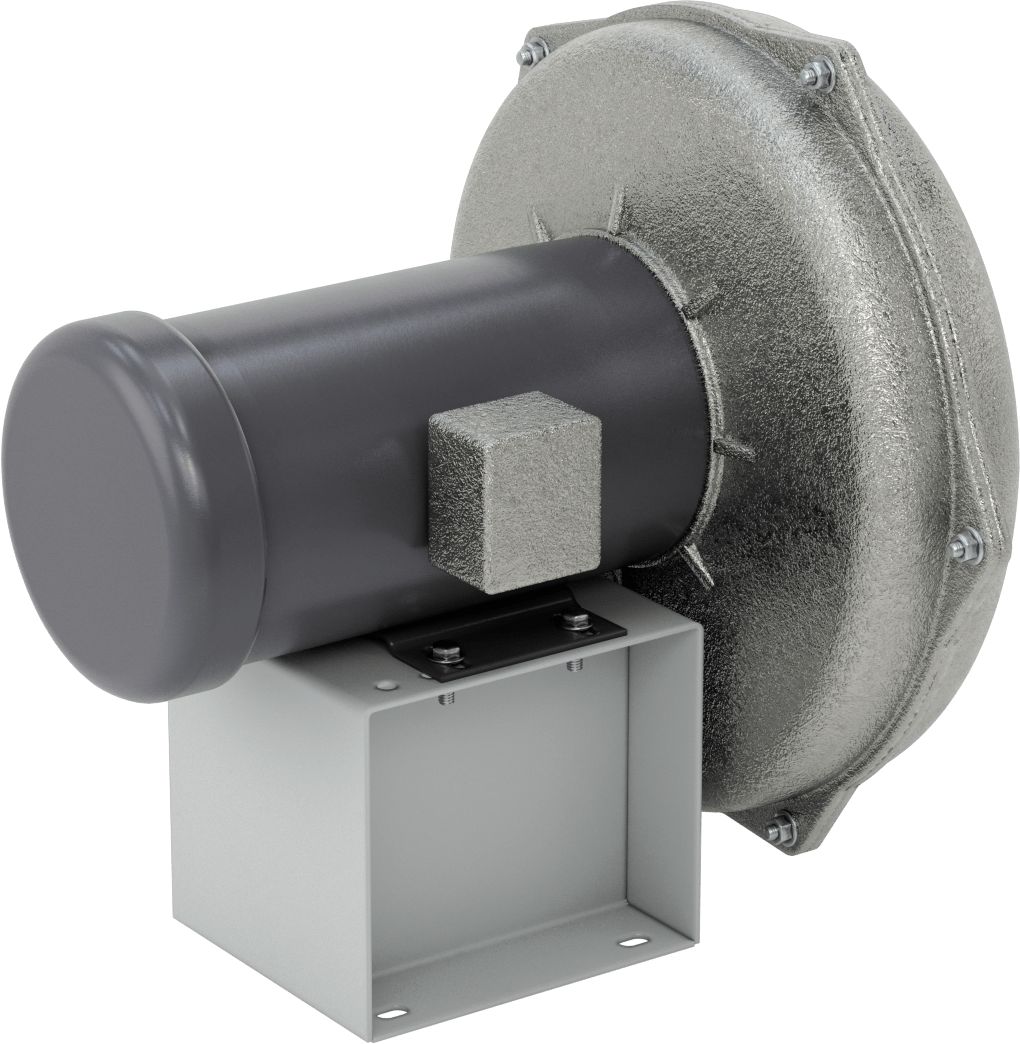 Yüksek Çıkışlı Kıvılcım Dayanıklı Üfleyici, Tehlikeli Yerler için, 120/230V AC, 3" Su Basıncında 850 CFM