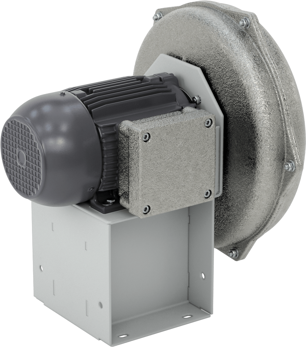 Yüksek Çıkışlı Kıvılcım Dayanıklı Üfleyici, Tehlikeli Yerler için, 230/460V AC, 3" Su Basıncında 850 CFM