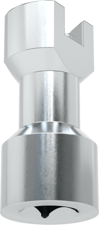 Strut Kanal Soketi, 1-5/8" Yüksek Dikme Kanalı için, 1/2" Kare Tahrik