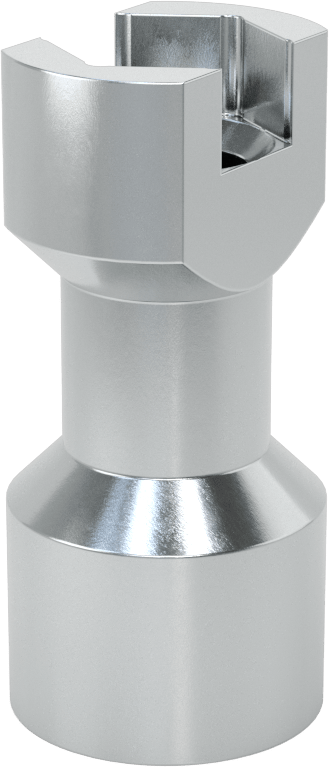 Strut Kanal Soketi, 1-5/8" Yüksek Dikme Kanalı için, 1/2" Kare Tahrik