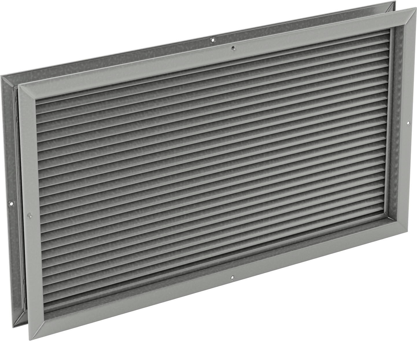 Yüzey Kapı Montajlı Panjur, 24“ Genişlik x 12” Yükseklik Açıklığı için