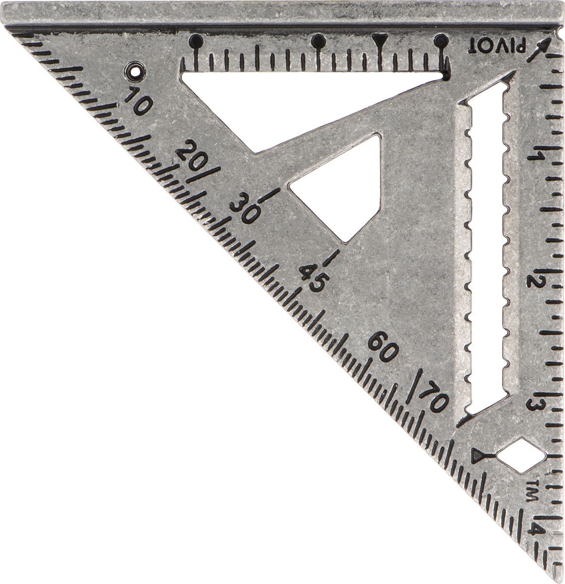 Açı Gönyesi, Eloksallı Alüminyum, 4-1/2“ x 4-1/2” Bıçak Uzunluğu