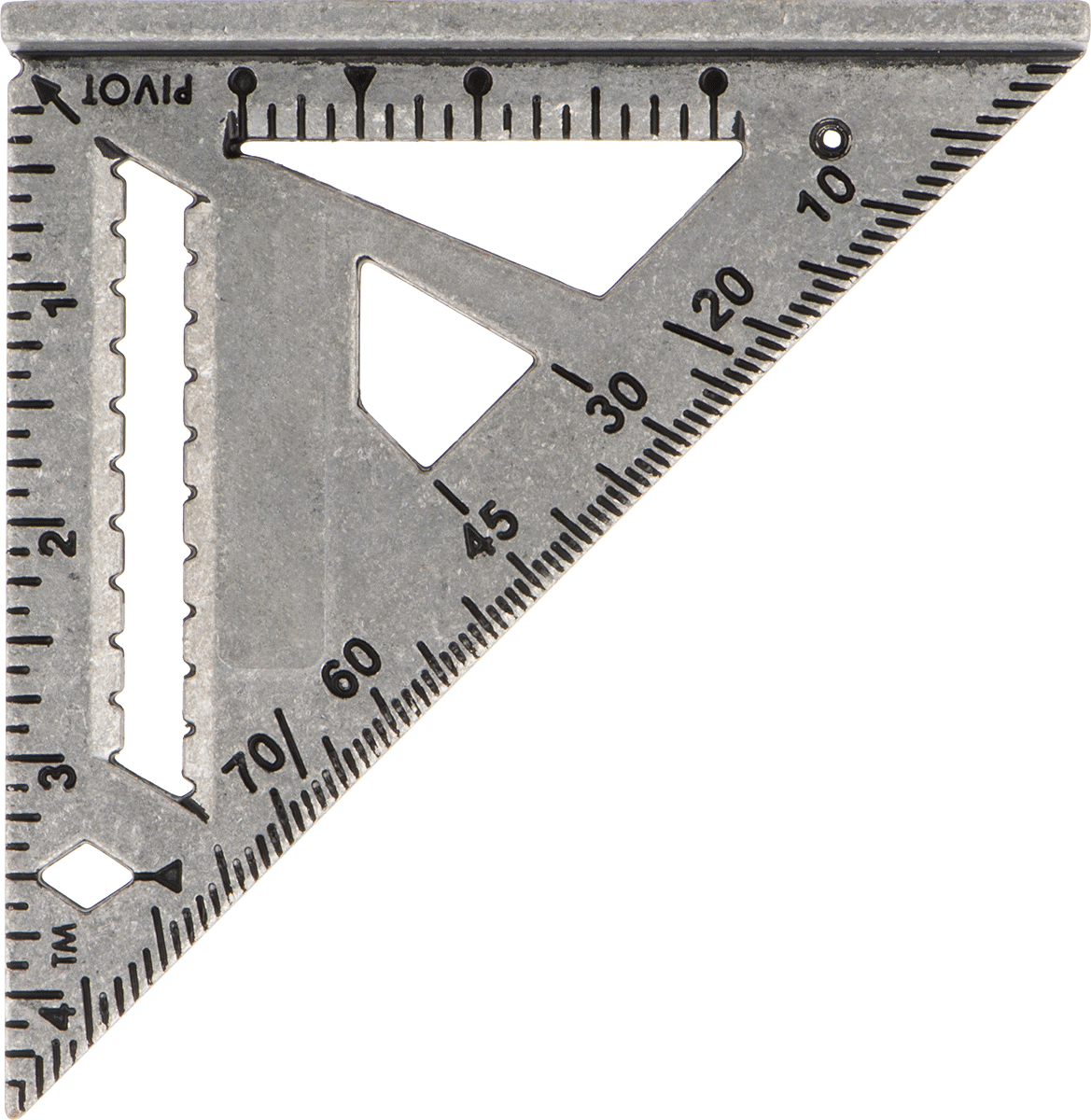 Açı Gönyesi, Eloksallı Alüminyum, 4-1/2“ x 4-1/2” Bıçak Uzunluğu
