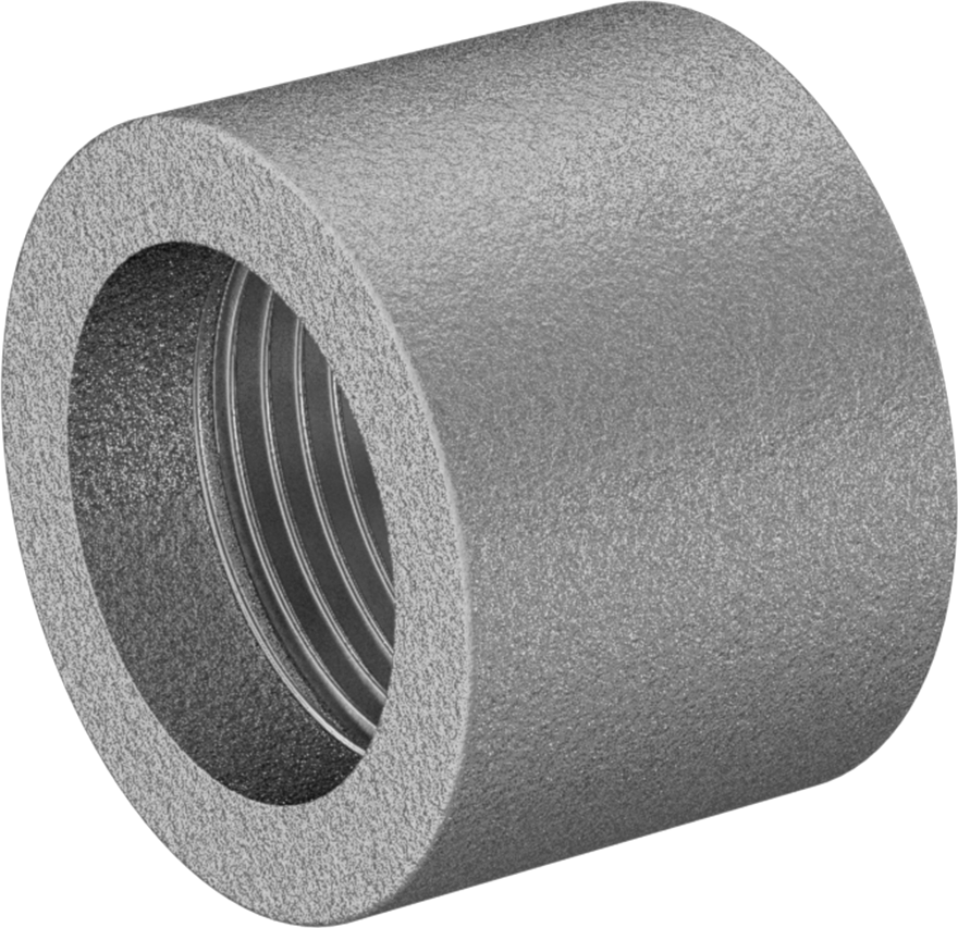 Titanyum Boru Bağlantı Parçası, Düz Adaptör, 3/4 NPT Dişi x Alın Kaynağı