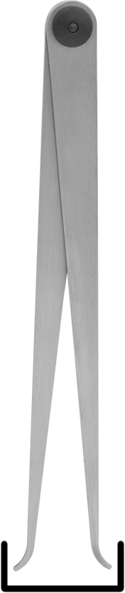 Düzen Kaliperi, İç Ölçü, 10-5/8" Açıklık