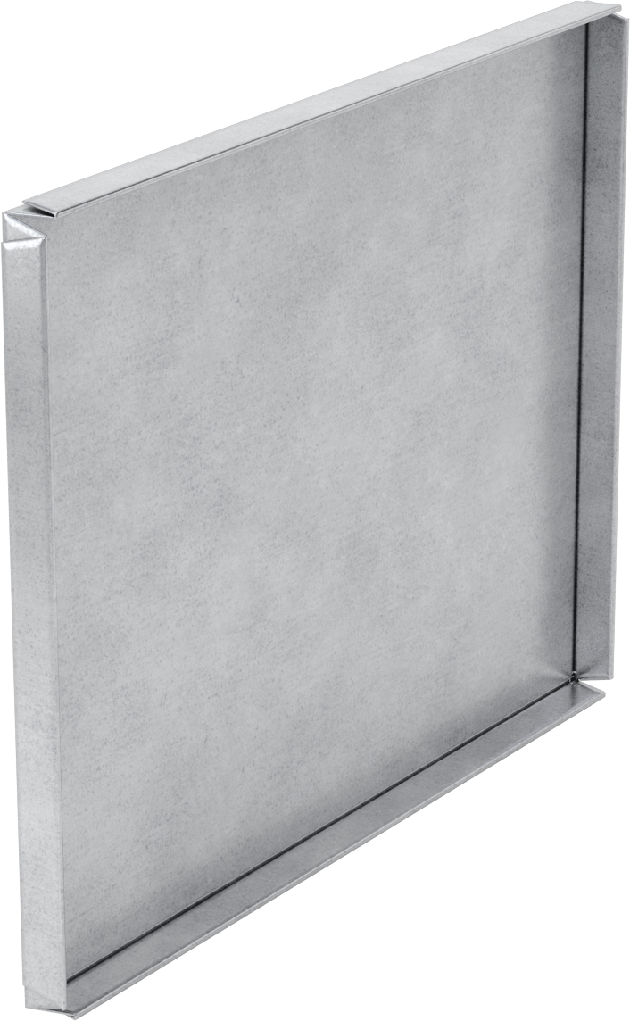 Dikdörtgen kanal için 10 inç genişliğinde uç kapağı