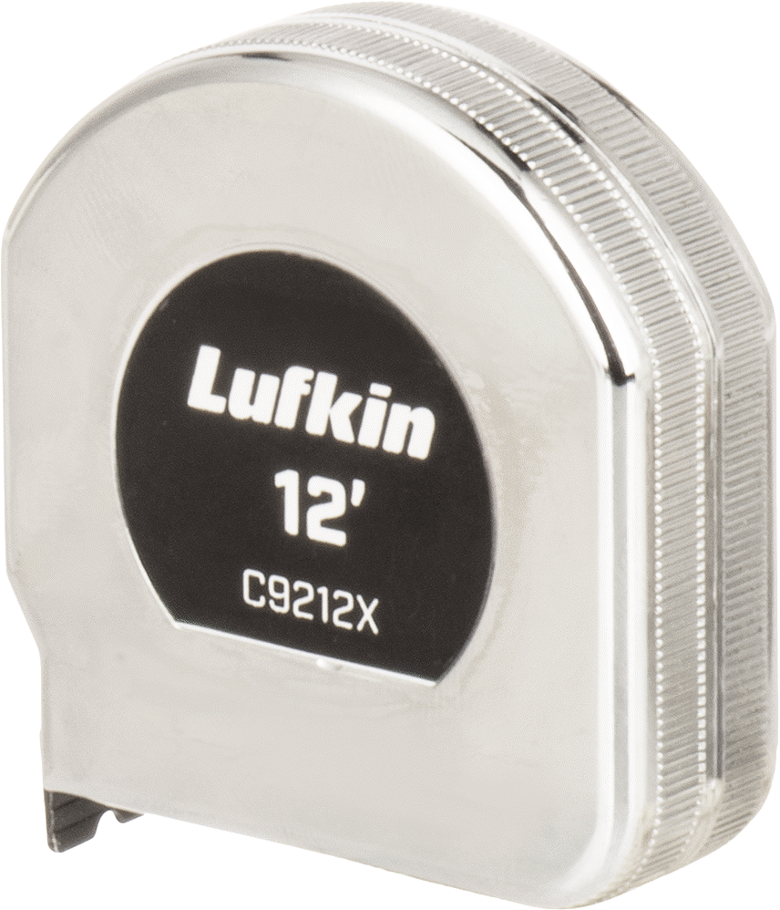 Cep Şerit Metre, Lufkin Model Numarası C9212x, 12 Fit Uzunluk, 10'luk Ölçek İşaretleri