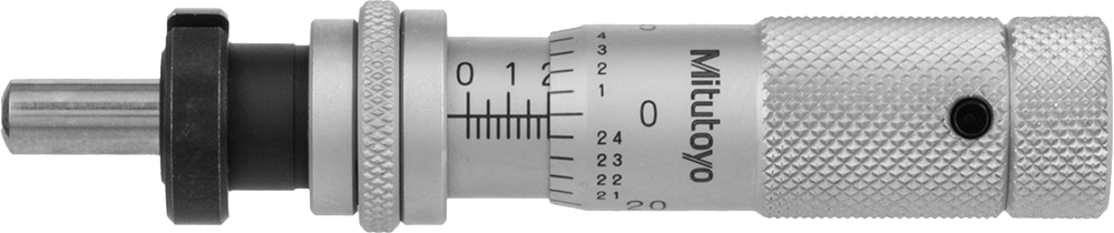 Mitutoyo Mikrometre Kafası, Model Numarası 148-852, Düz Yüksük, 0“ ila 1/2” Aralık