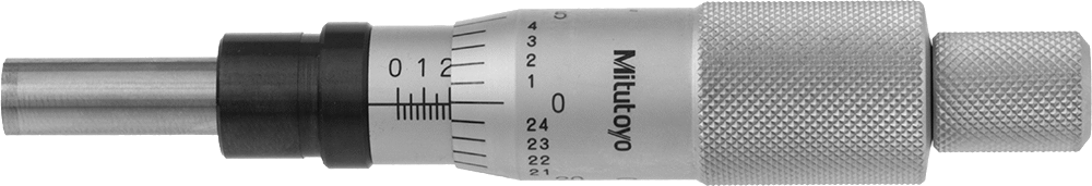 Mitutoyo Mikrometre Kafası, Model Numarası 153-207, Dönmeyen Mil, 0“ ila 1” Aralık