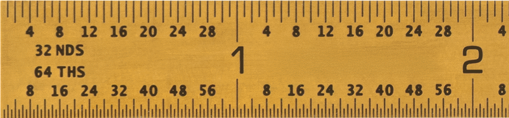 Aşınmaya Dayanıklı TiN Kaplamalı Çelik Yüksek Hassasiyetli Cetvel, 6"/150 mm Uzunluk, 1/2" Genişlik