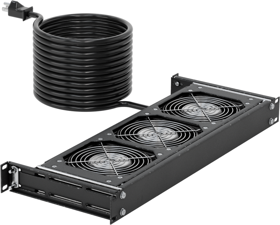 Muhafaza Soğutma Fan Tepsisi, 120V AC, 3 Fan ile