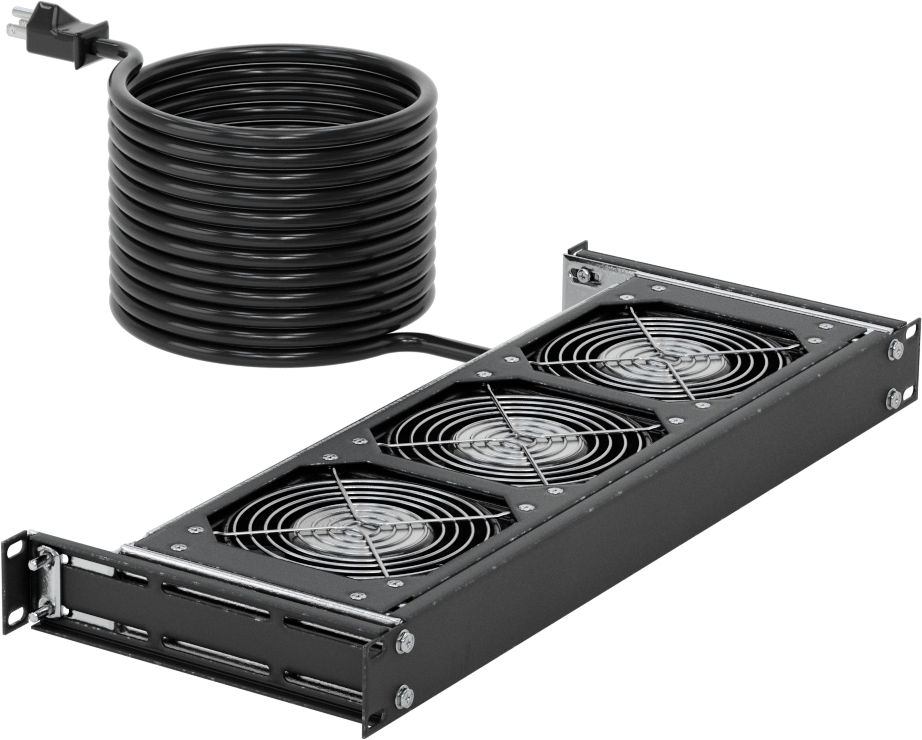 Muhafaza Soğutma Fan Tepsisi, 230V AC, 3 Fan ile