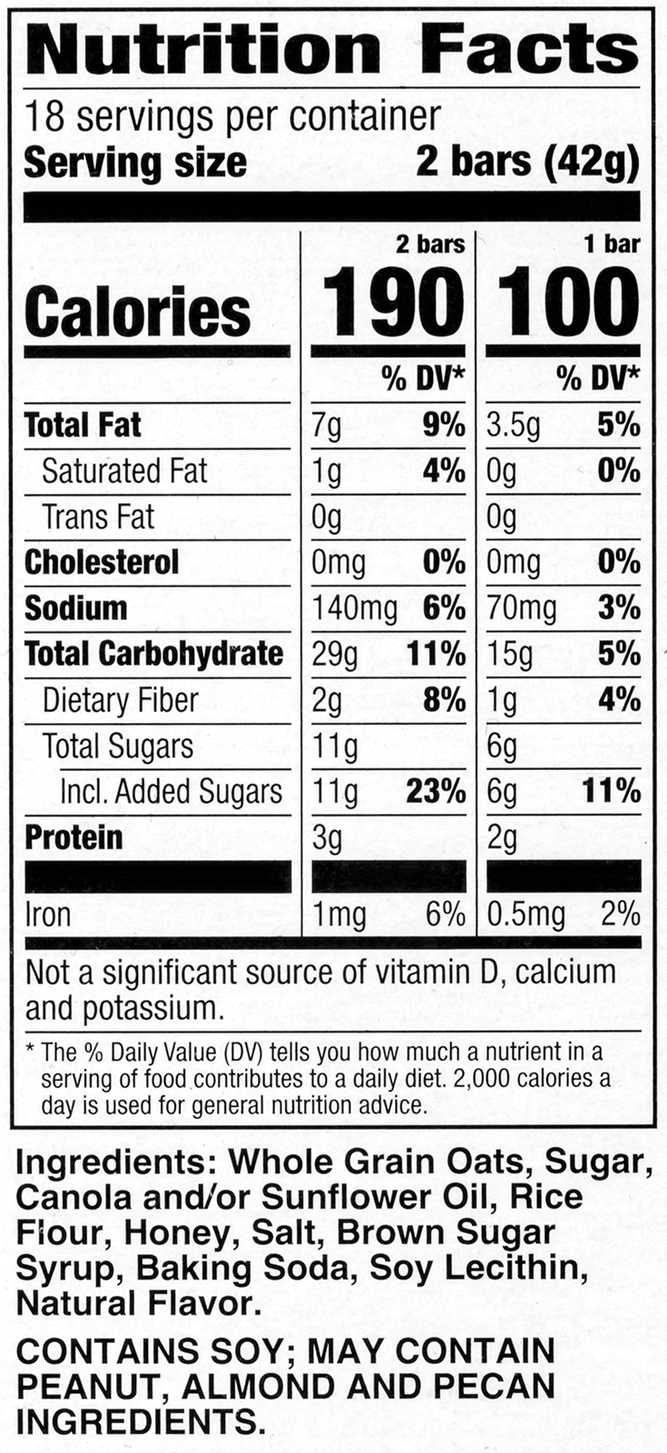 Nature Valley Çıtır Granola Bar, Yulaf ve Bal