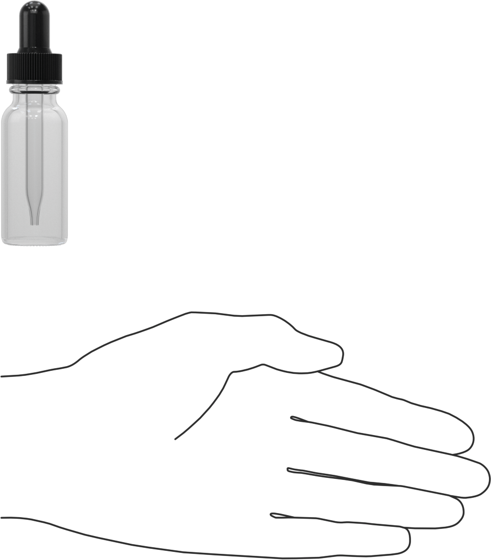 Damlalık Şişe, Şeffaf, 1/2 FL. oz. Kapasite