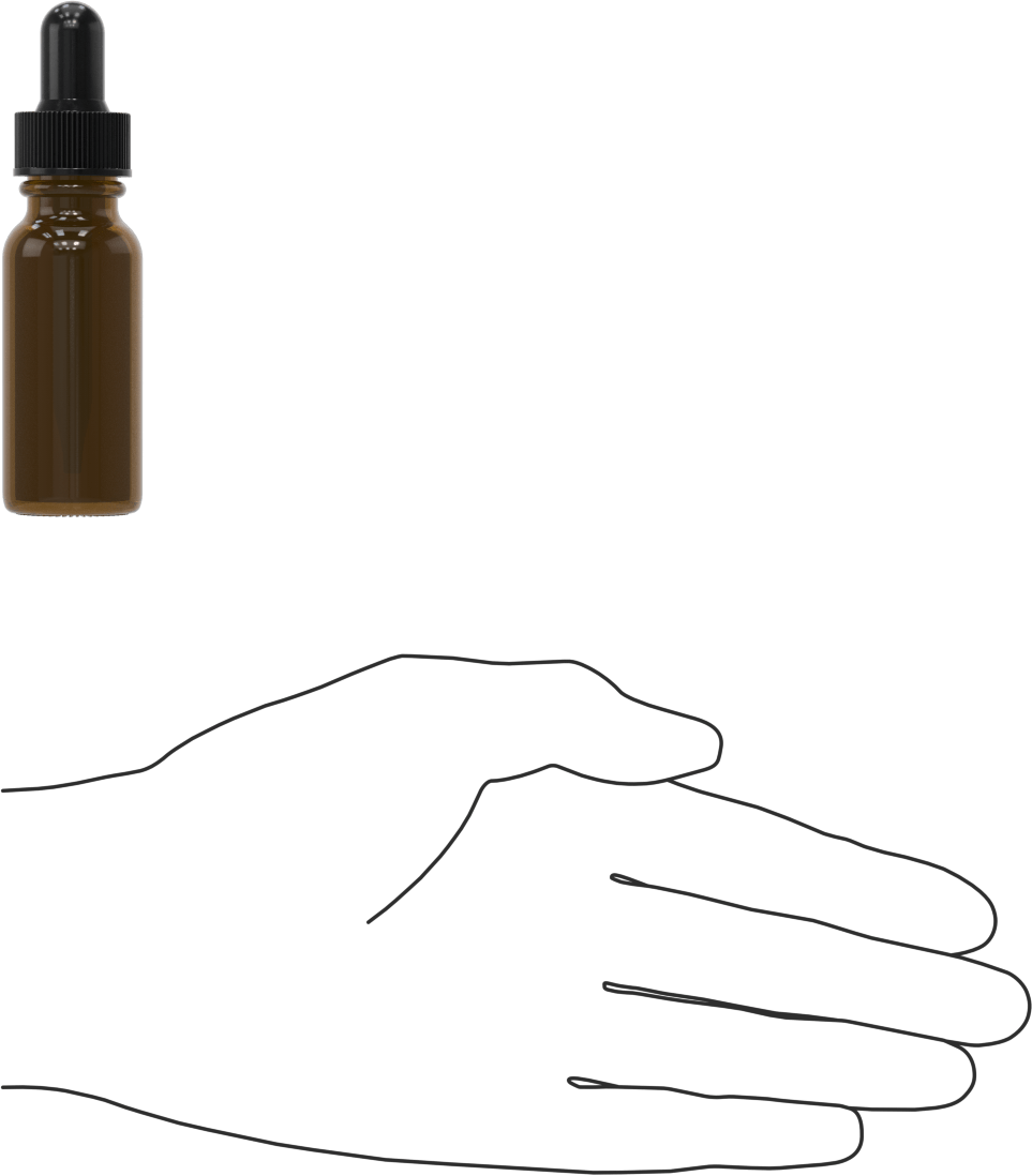 Damlalık Şişe, Yarı Şeffaf Kehribar, 1/2 FL. oz.