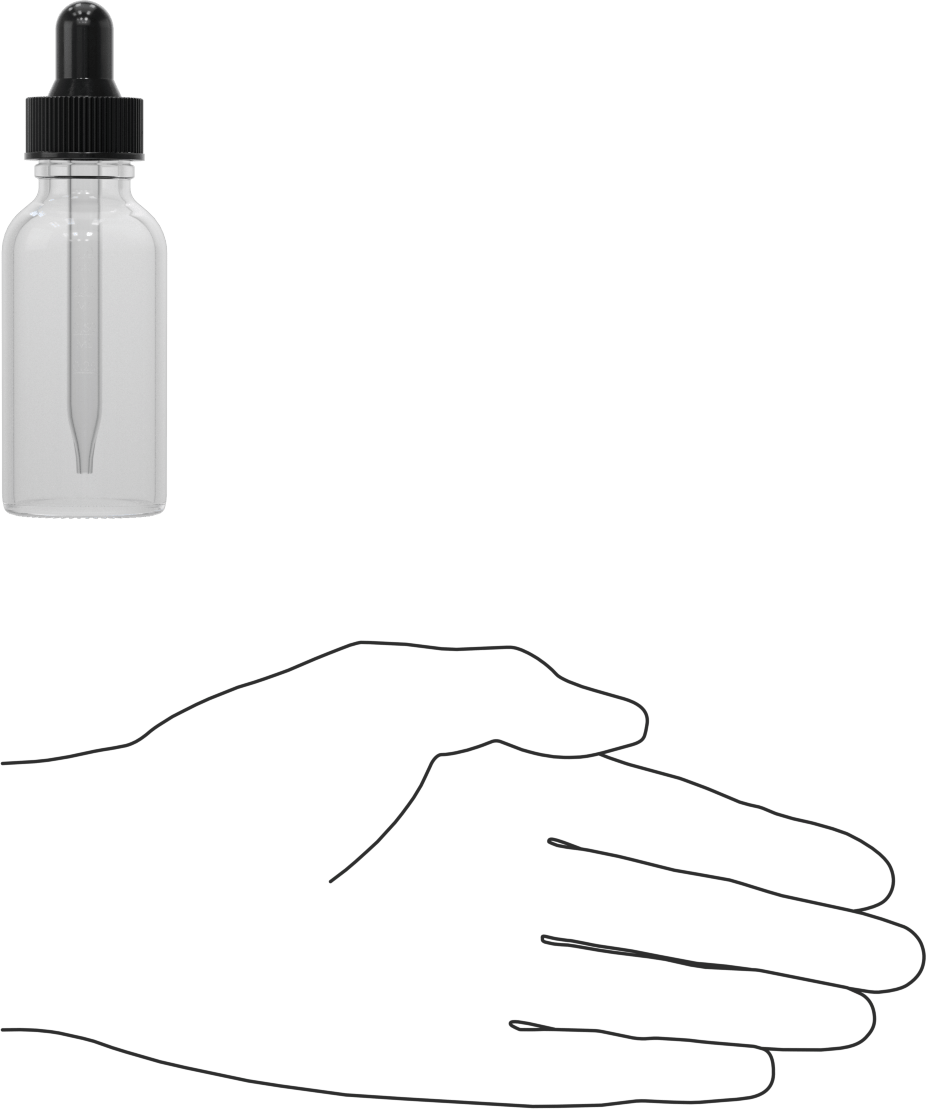Damlalık Şişe, Şeffaf, 1 FL. oz./30 ml Kapasite, 0,25 ml Ölçekler