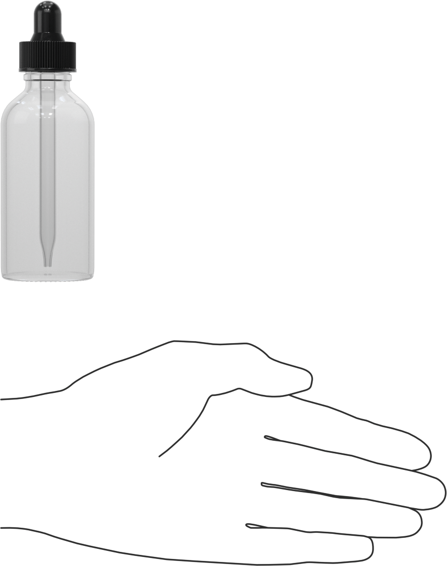 Damlalık Şişe, Şeffaf, 2 FL. oz./60 ml Kapasite