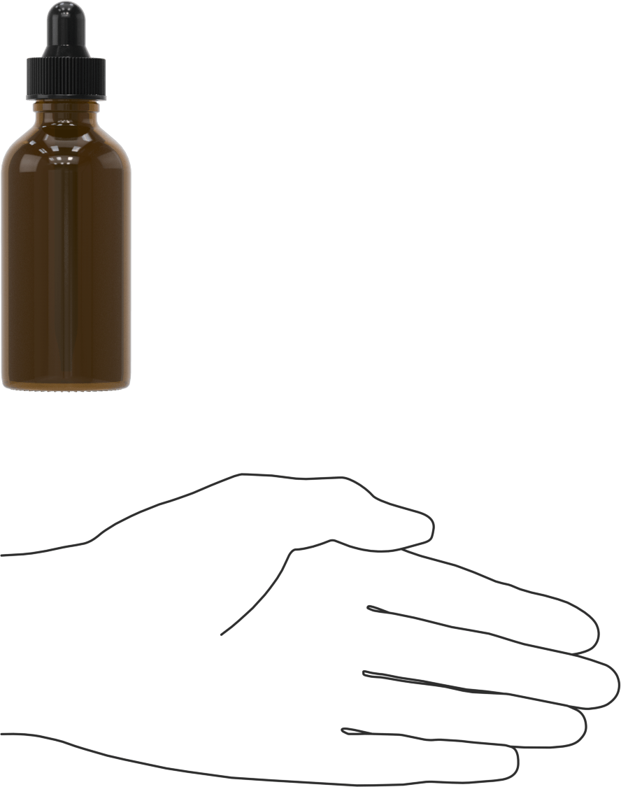 Damlalık Şişe, Yarı Şeffaf Kehribar, 2 FL. oz./60 ml Kapasite