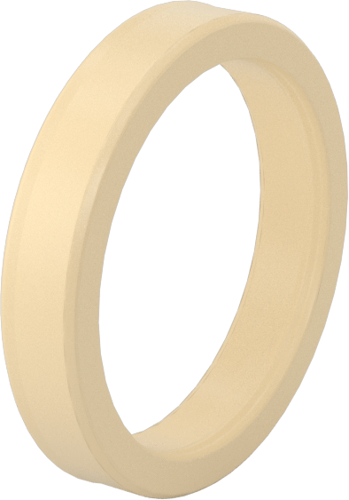Poliüretan Çubuk Contası, 1-1/8" Çubuk Çapı için, 1,125“ İç Çap x 1,375” Dış Çap x 0,250" Genişlik