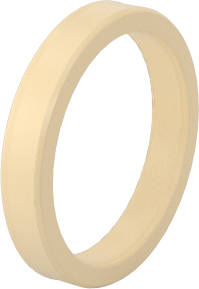 Poliüretan Çubuk Contası, 1-1/4" Çubuk Çapı için, 1,250“ İç Çap x 1,500” Dış Çap x 0,250" Genişlik