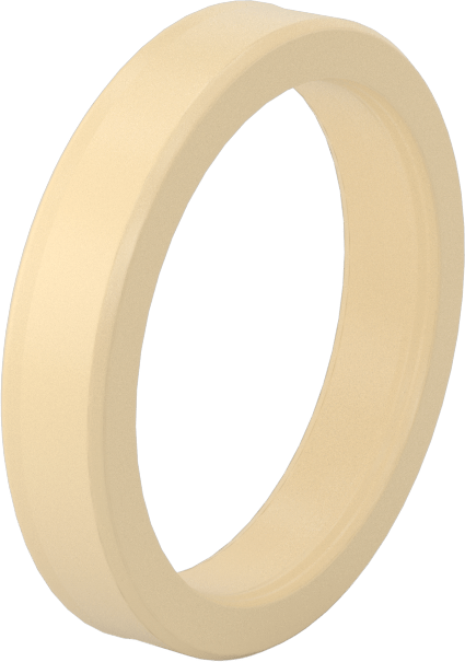 Poliüretan Çubuk Contası, 1-5/8" Çubuk Çapı için, 1,625“ İç Çap x 2” Dış Çap x 0,375" Genişlik