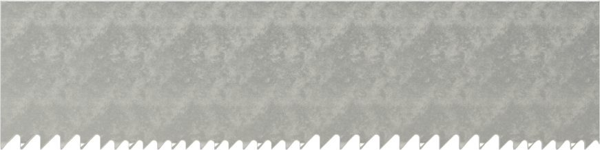 Titreşim Sönümleyici Uzun Ömürlü Şerit Testere Bıçağı, 3/4“ Genişlik x 0,035” Kalınlık, 62" Uzunluk, 10-14 Diş/Inch