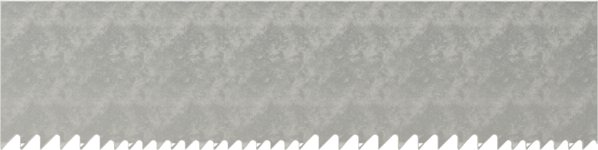 Titreşim Sönümleyici Uzun Ömürlü Şerit Testere Bıçağı, 3/4“ Genişlik x 0,035” Kalınlık, 63" Uzunluk, 10-14 Diş/Inch