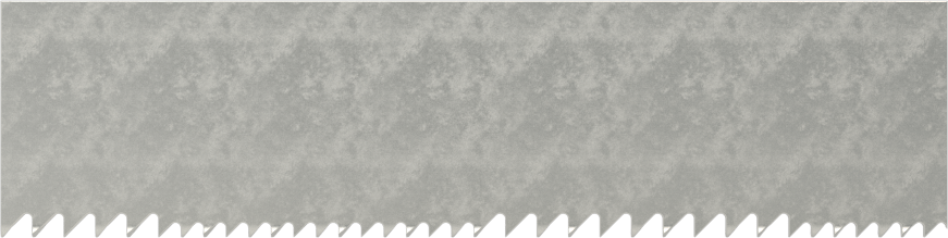 Titreşim Sönümleyici Uzun Ömürlü Şerit Testere Bıçağı, 3/4“ Genişlik x 0,035” Kalınlık, 63-1/2" Uzunluk