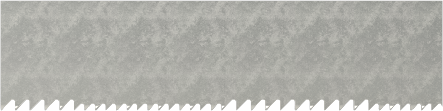 Titreşim Sönümleyici Uzun Ömürlü Şerit Testere Bıçağı, 3/4“ Genişlik x 0,035” Kalınlık, 65 inç Uzunluk, 10-14 Diş/Inch