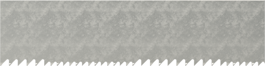 Titreşim Sönümleyici Uzun Ömürlü Şerit Testere Bıçağı, 3/4“ Genişlik x 0,035” Kalınlık, 61 inç Uzunluk, 10-14 Diş/Inch