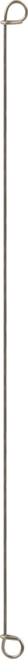 Çift Döngü Uçlu Bükümlü Bağ, 18 Gauge 304 Paslanmaz Çelik, 12" Uzunluk