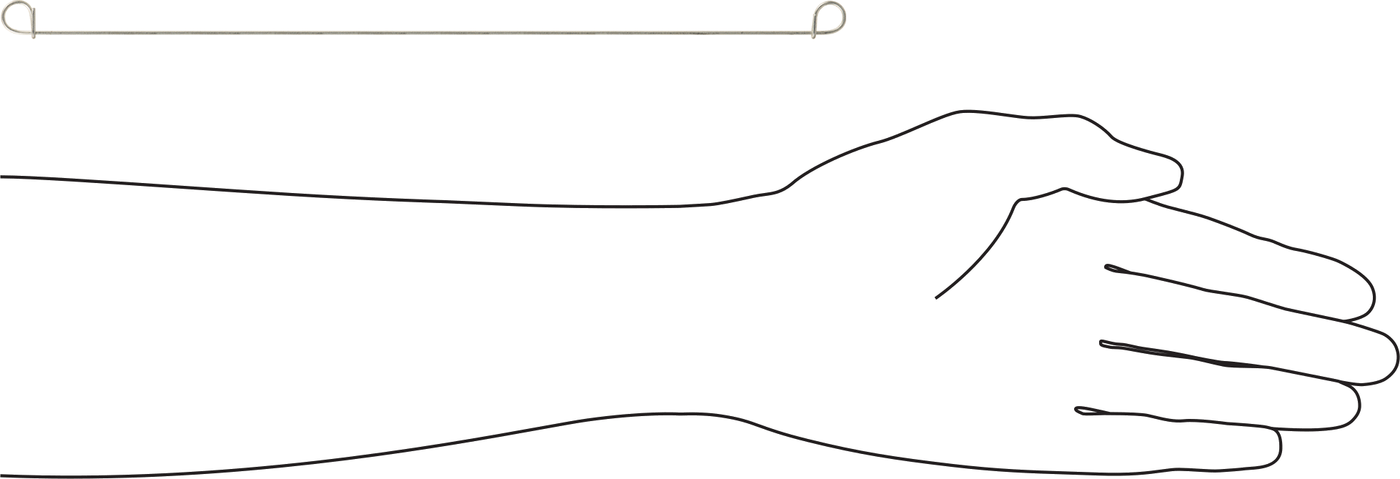 Çift Döngü Uçlu Bükümlü Bağ, Galvanizli 18 Gauge Çelik, 10" Uzunluk