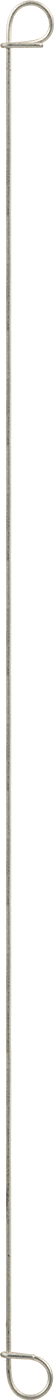 Çift Döngü Uçlu Bükümlü Bağ, Galvanizli 18 Gauge Çelik, 12" Uzunluk